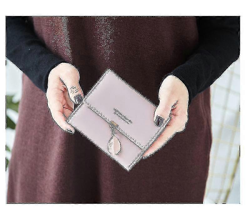 Ladies Wallets Small And Short Wallets Ladies Fringe Pu Leather Wallet