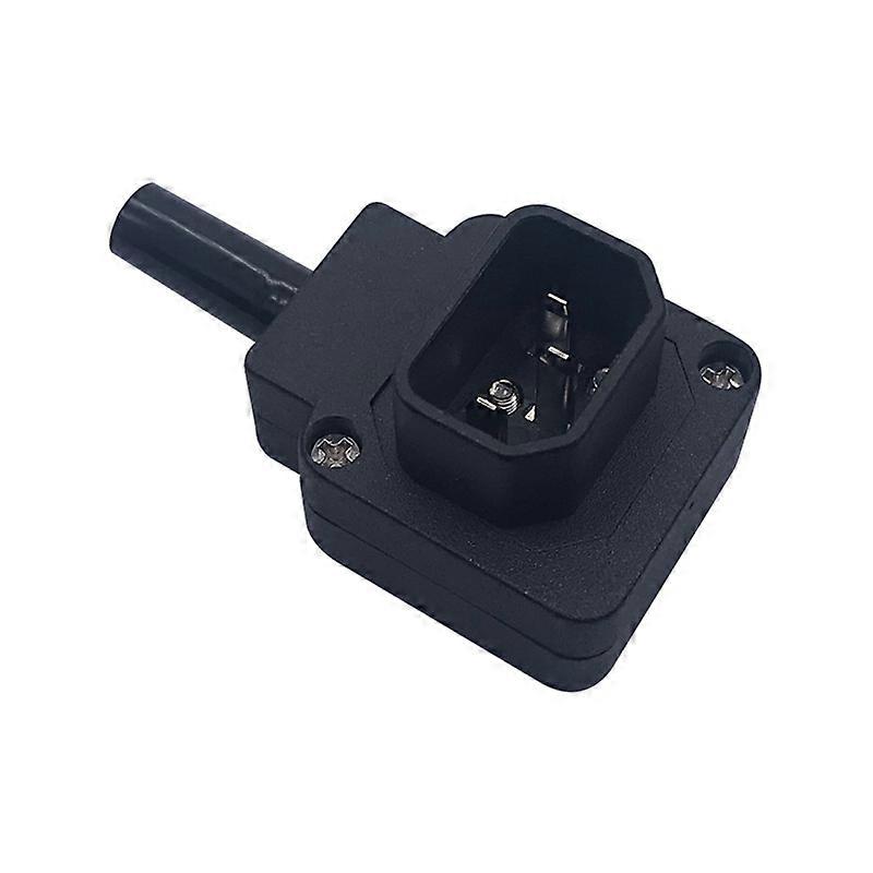 Jorindo 90 Resistant C14 Power Plug Iec 320 C14 Onal Angle Male Plug Ac Power Clamp/cable Connector