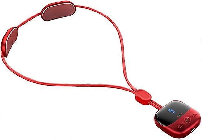 Smart neck massager, pendant cervical vertebra instrument, heating, TENS, EMS necklace, microcurrent, shoulder vertebra, kneading, low frequency relax