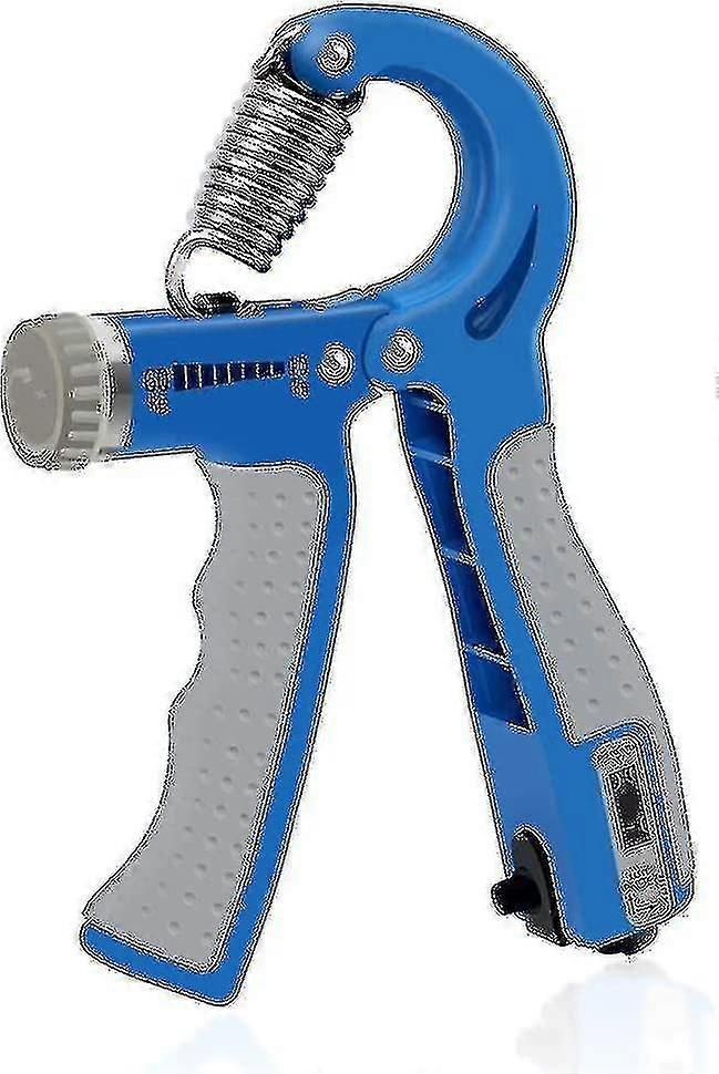 Handgriffstärkung, Handtrainer, Griffstärkungstraining, Fingerübung, Handgelenkstärkung, automatische Zählfunktion - colorgrey