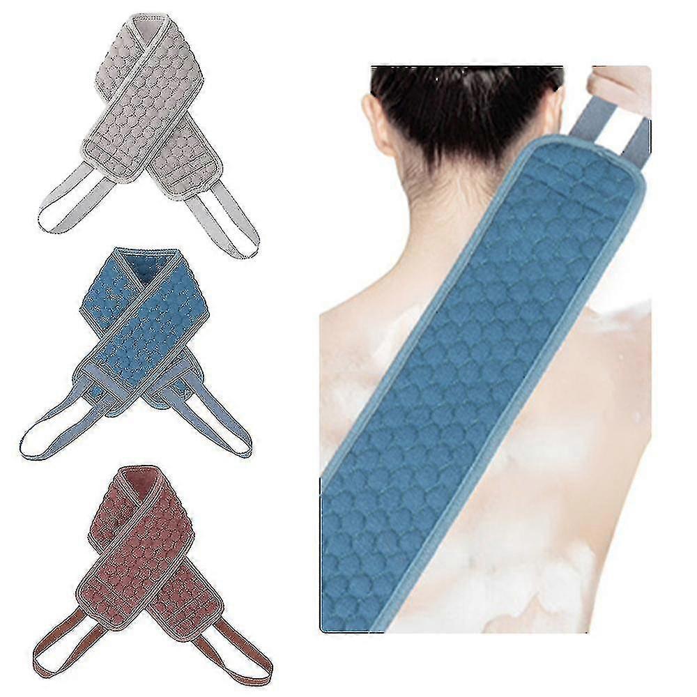 Long Handled Body Bath Strap Back Scrubber Exfoliating Loofah Douche Éponge