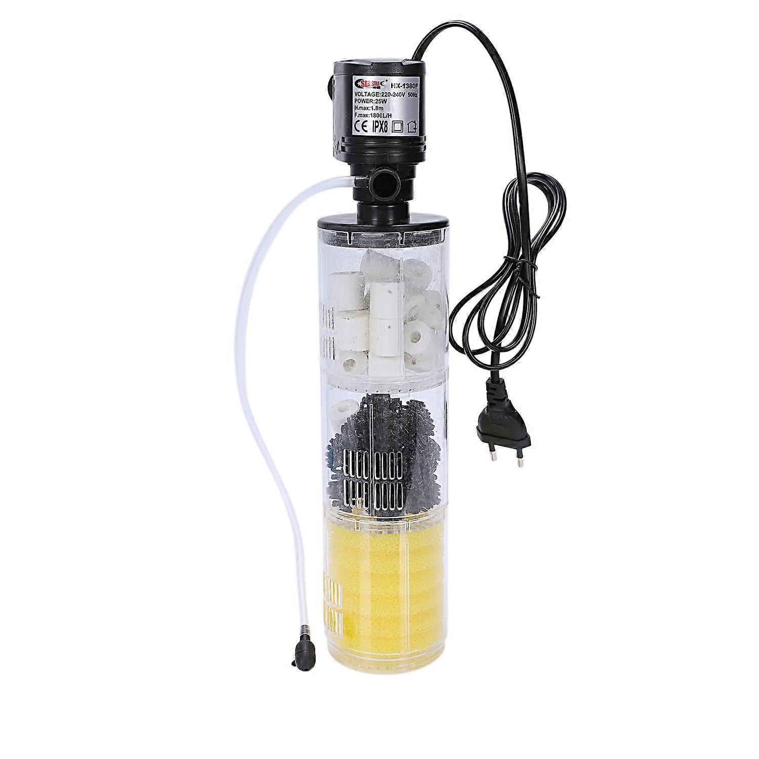 3 In 1 Aquarium Filter Fish Tank Filter For Aquarium Air Pump Air Oxygen Increase Aquarium Internal