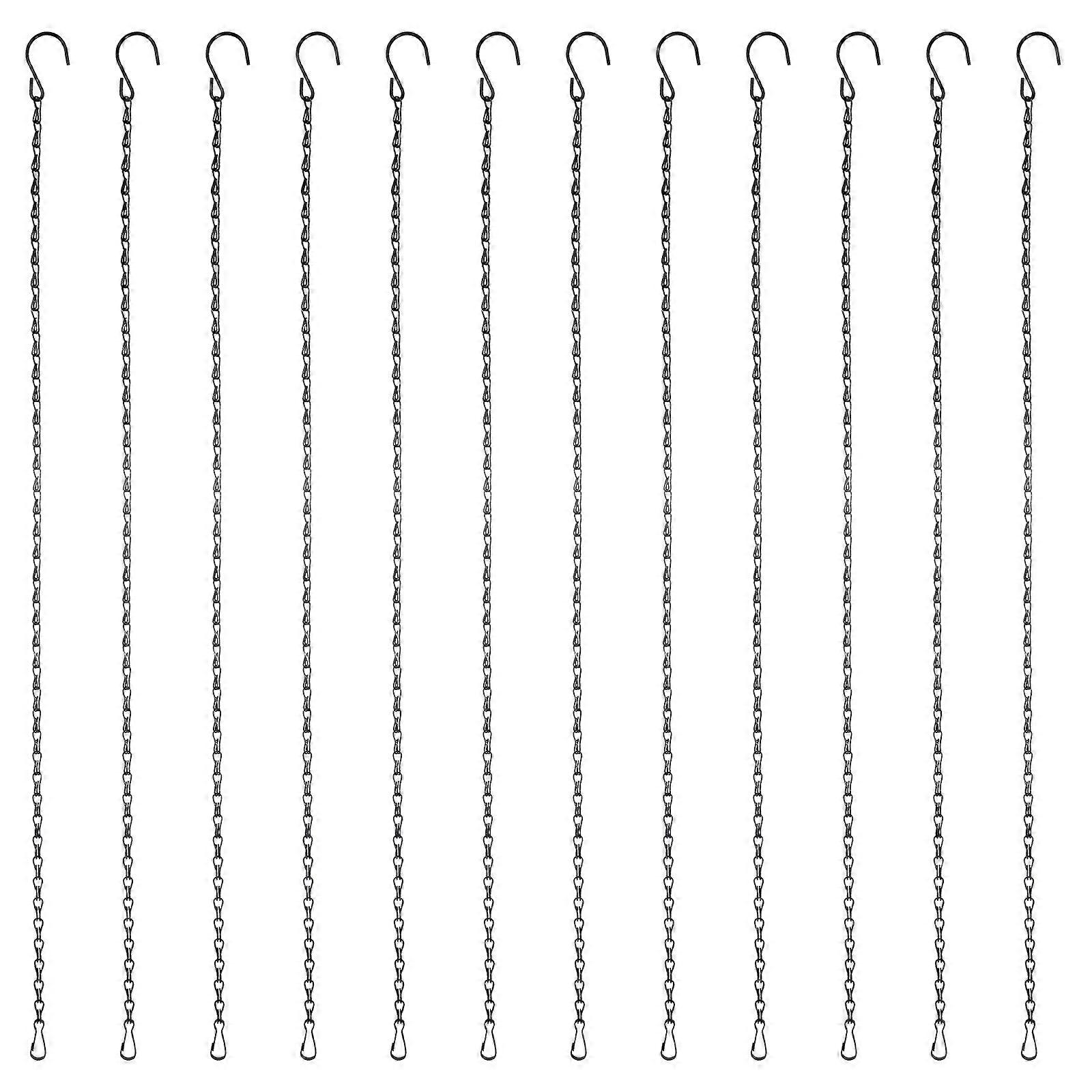 12pcs Flowerpot Hanging Chains Practical Birdcage Chains Hanging Basket Replacement Chains