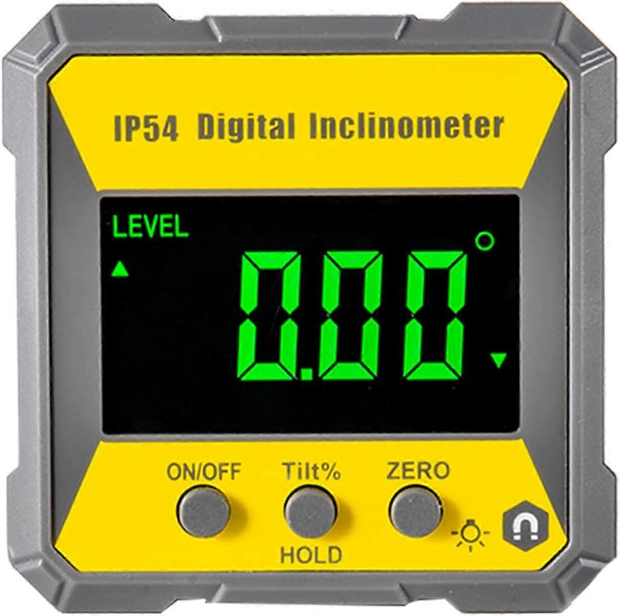 Magnetic Digital Angles Meter Waterproof Digital Protractor Angles Gauges Level with Magnetic Base & LCD