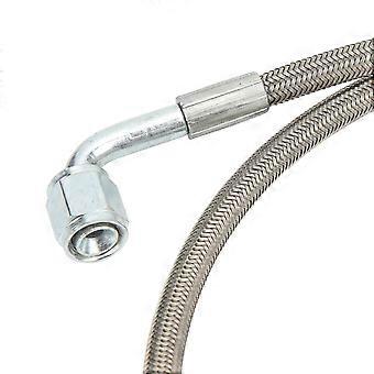 Bonehead Performance 4AN Stainless Braided Turbo Oil Feed Line – 28" – Lifetime Warranty