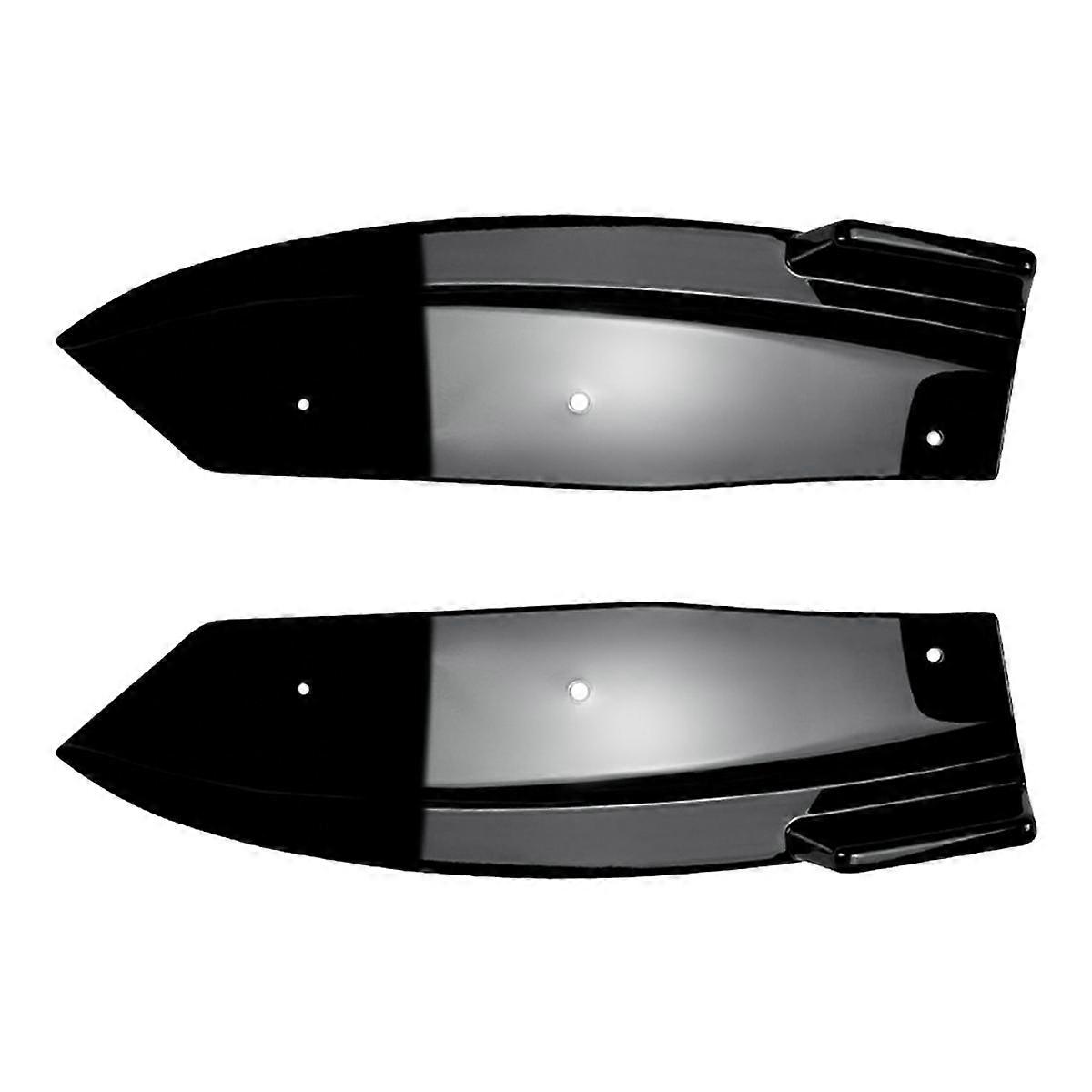 Car Rear Bumper Lip Diffuser Splitter Winglet Apron Spoiler for X4 G02 2018-2021 Bright Black