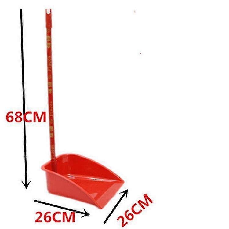 Household Reusable Dustpan Plastic Cleaning Dustpan Long Handled Garbage Shovel