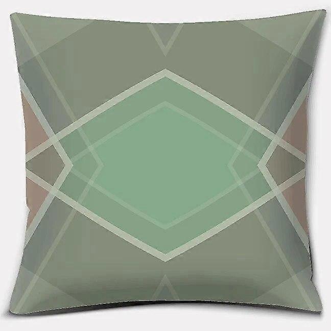 سلسلة طباعة نمط الزيتون الأخضر المنزل غطاء وسادة مكتب مربع تصميم غطاء وسادة 1917jpjcjh