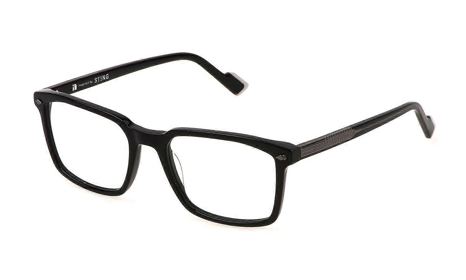 Eyewear Frames Sting VST511 700Q Black LUCIDO 54/19/145 MAN