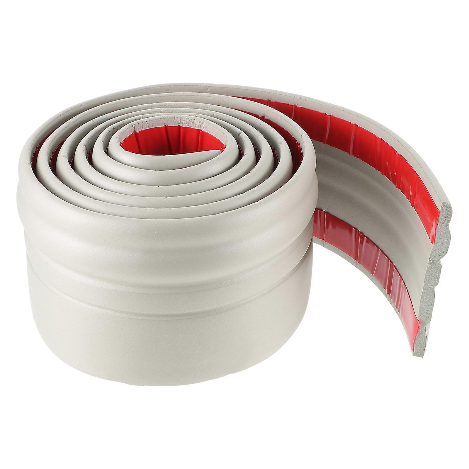 1 Roll Peel and Stick Molding Floor Baseboard Trim Self Adhesive Baseboard Molding 2 Meters