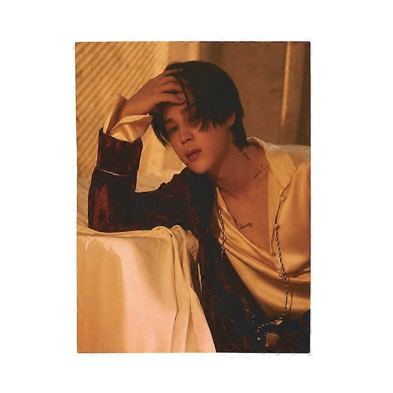 BTS جيمين لي وأنا بطانية فوتوفوليو ، BTS جيمين Kpop ميرش ، هدية ل BTS جيمين فان ، الجيش Kpop مروحة أفكار هدية - WVNY113