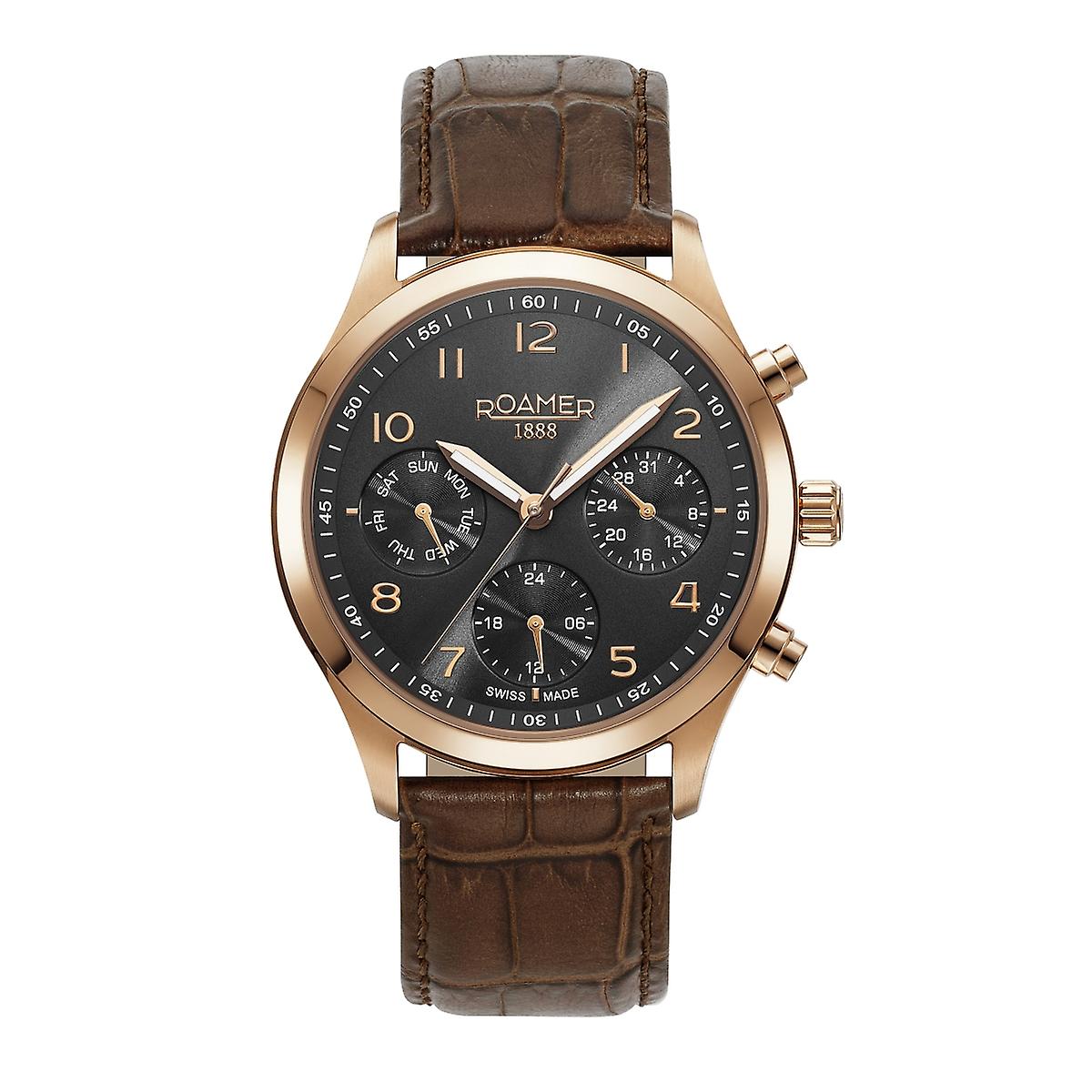 Roamer Men's Watch Analog Quartz 204982 49 56 02 Leather