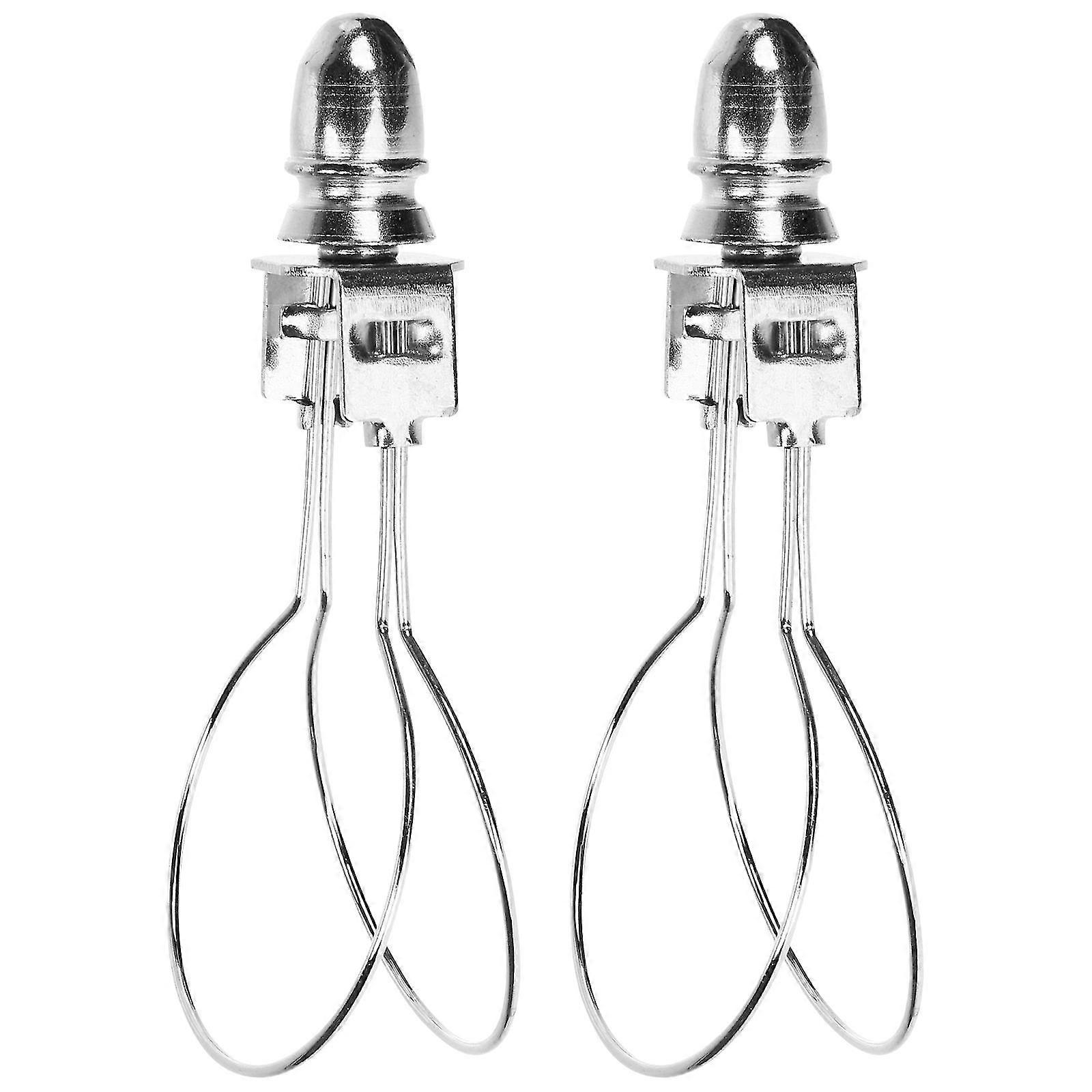 2pcs Lamp Shade Adapter Lamp Bulb Clip Lamp Shade Light Bulb Clip With Finial