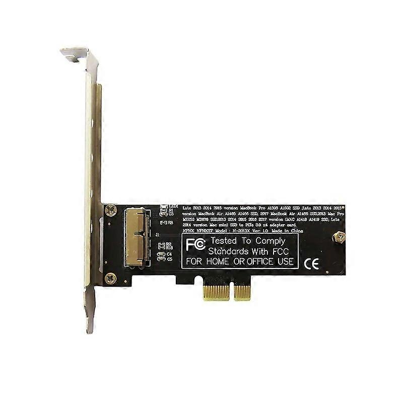 2013 2014 2015 2017 MACBOOK AIR A1466 A1465 ME864 ME865 ME866 MD711 MD712 MD760 MD761 SSD用のPCIe x1変換カードライザーアダプター