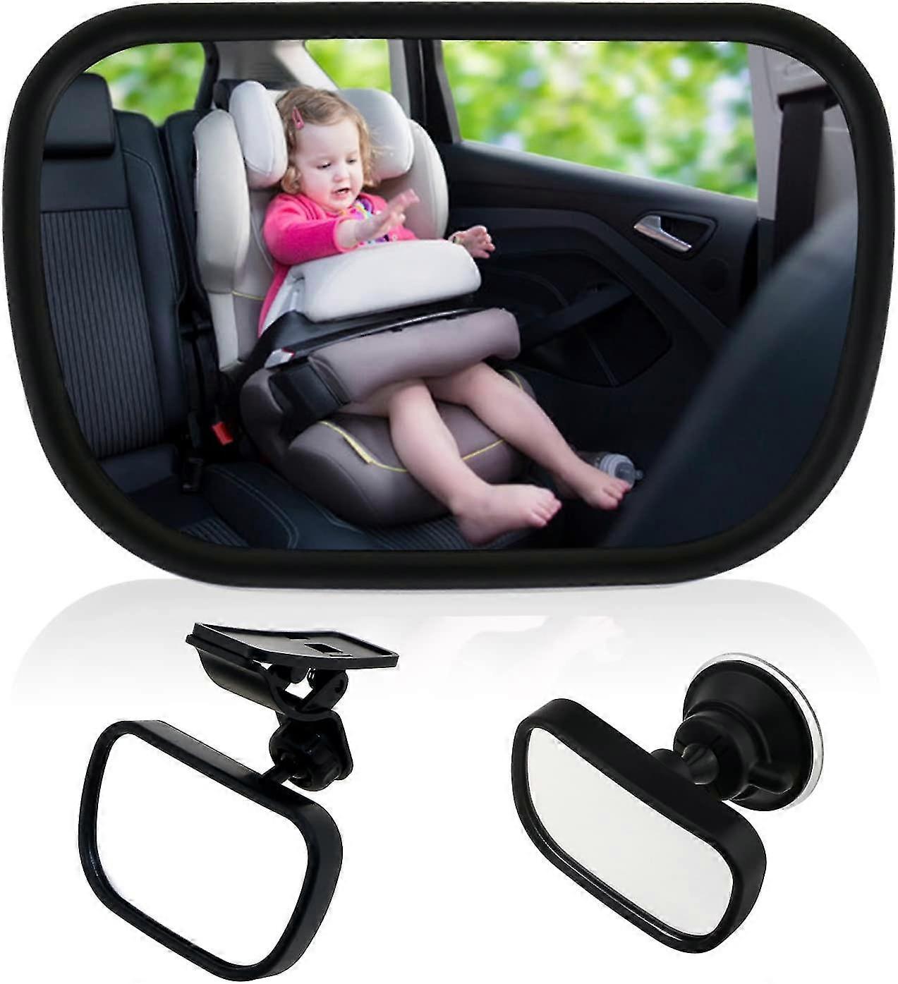 Baby Rear View Mirror, Baby Auto Mirror Baby Monitor Rearview Mirror For Back Seat Safe Baby Car Mirror Have Rotation