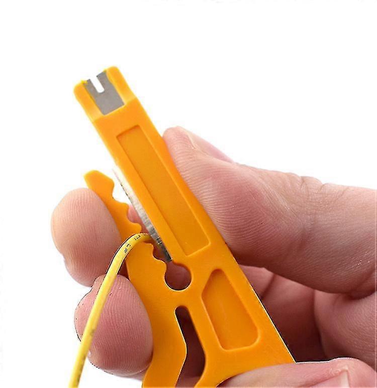 Lsa Laying Tool - Lan Dsl Isdn Network Stripper - Laying Tool For Network Outlets, Laying Cable, Patch Panel, Lsa Strips Cat5 Cat6 Cat7 - Ls