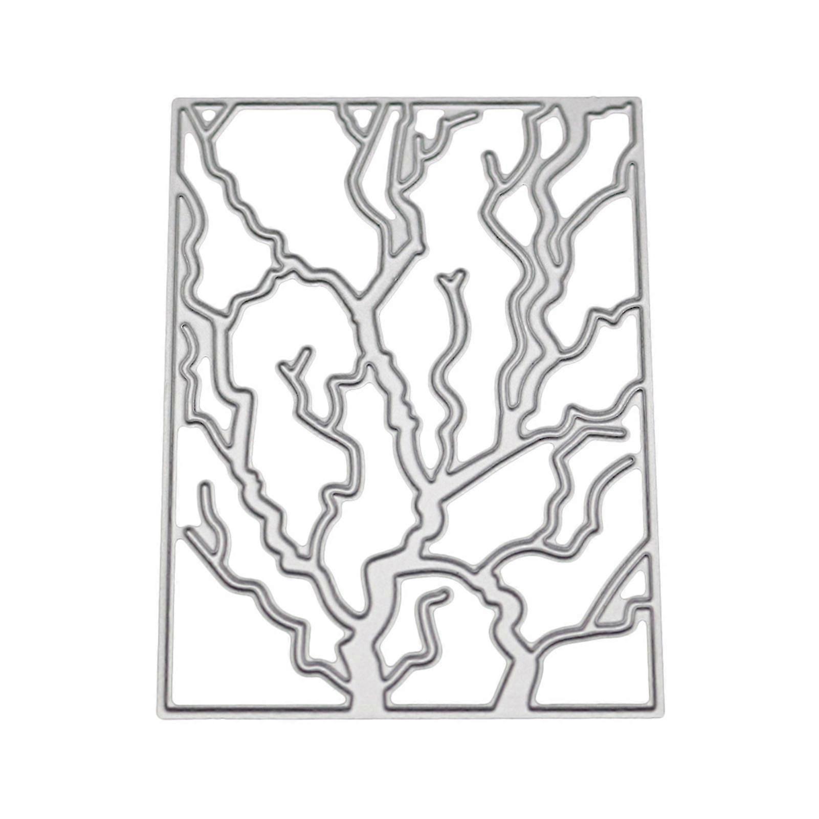 Simple Tree Shaped Cutting Dies DIY Handcraft Reusable Durable Lightweight Best Decor for DIY Card