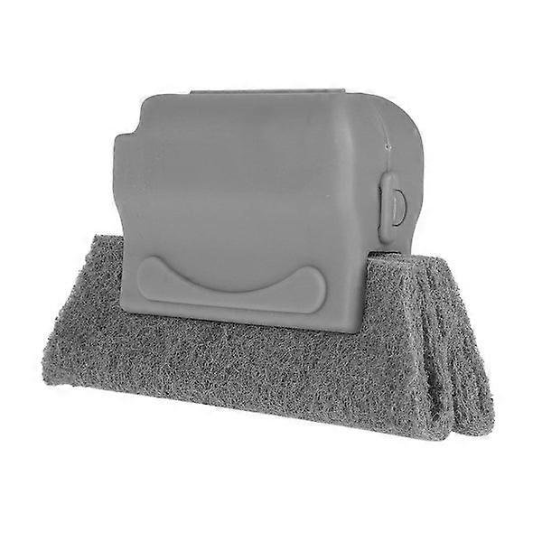 Window Cleaning Brush with Ergonomic Handle and Scouring Pad for Efficient Cleaning of Windows and Door Tracks