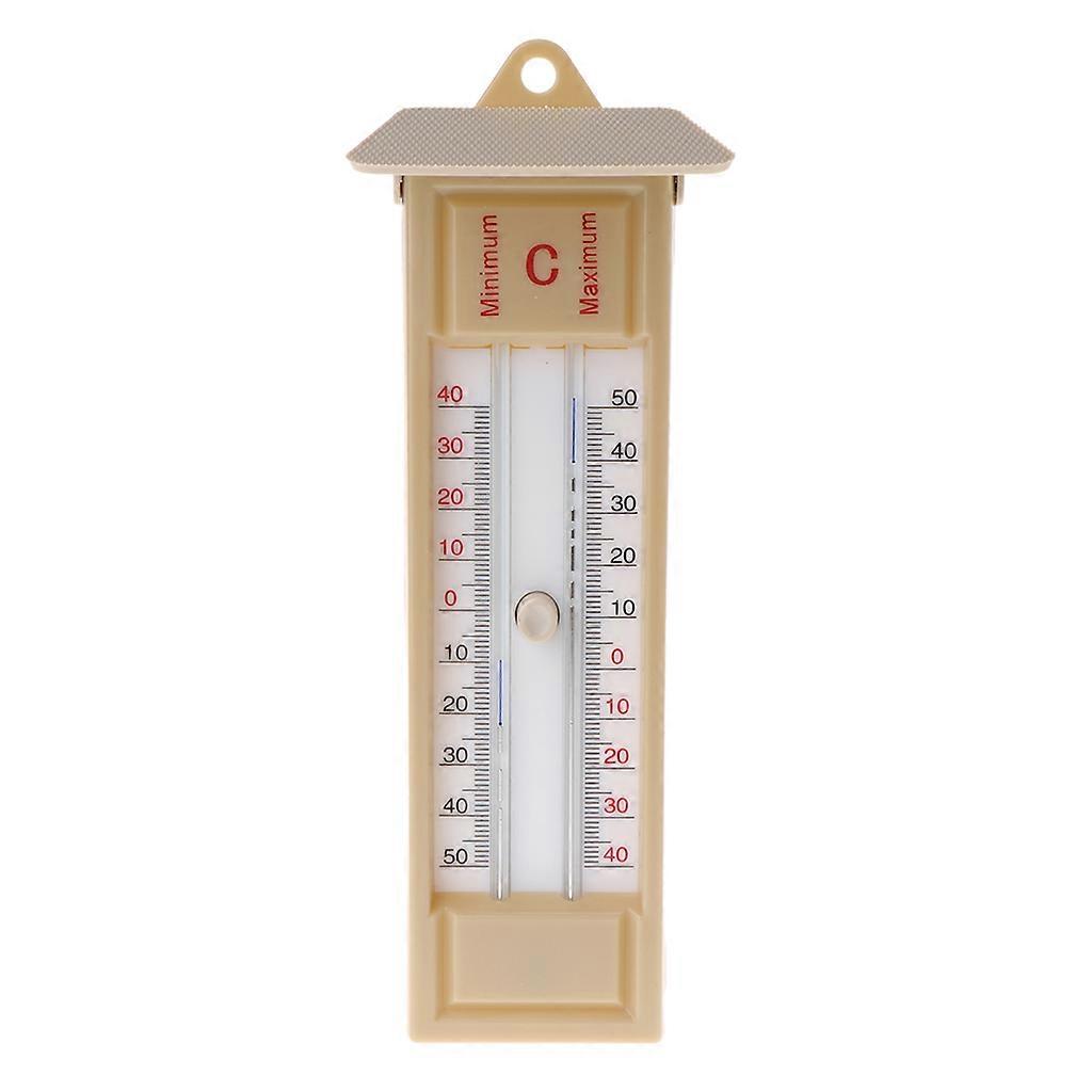 Greenhouse Max-Min Press Thermometer Traditional Temperature Monitor -40 to 50