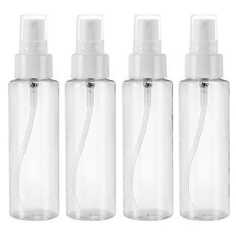 5Pcs 80ml Clear Empty Fine Mist Plastic Mini Travel Bottle