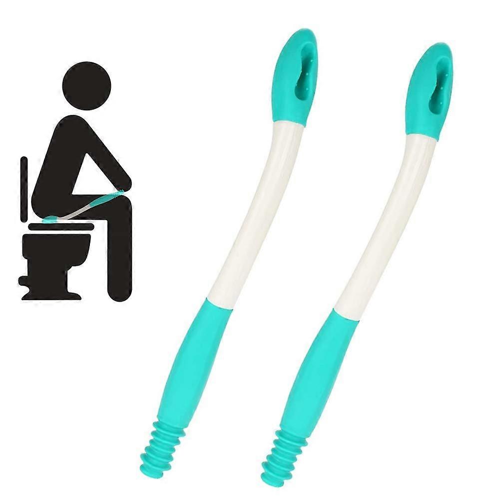 2-pack zelfassisterende toiletmobiliteitshulp Zelfveeghulp Weefselhouder Tool Toiletpapiergreep met groot bereik Bewegingshulp