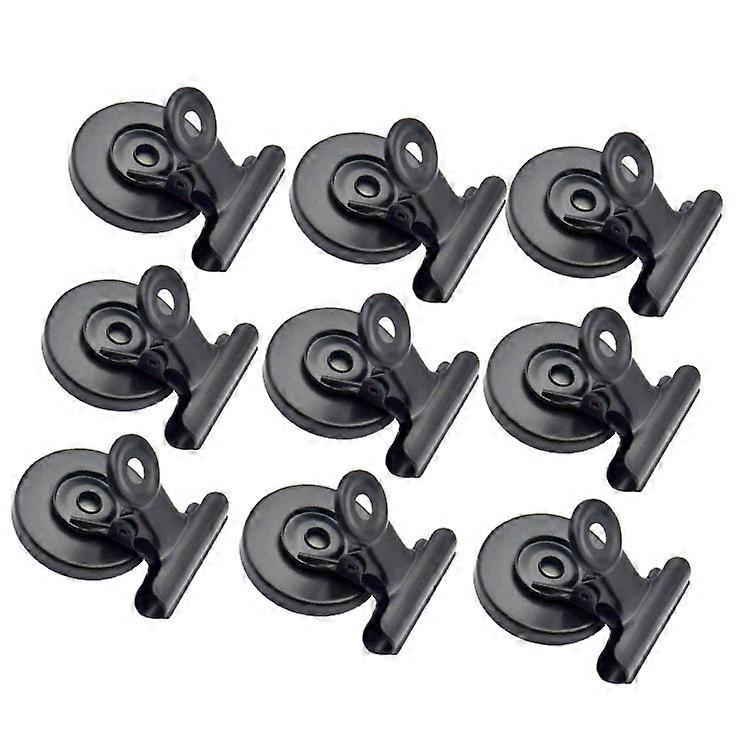 10x Magnetic Clips - Black Black
