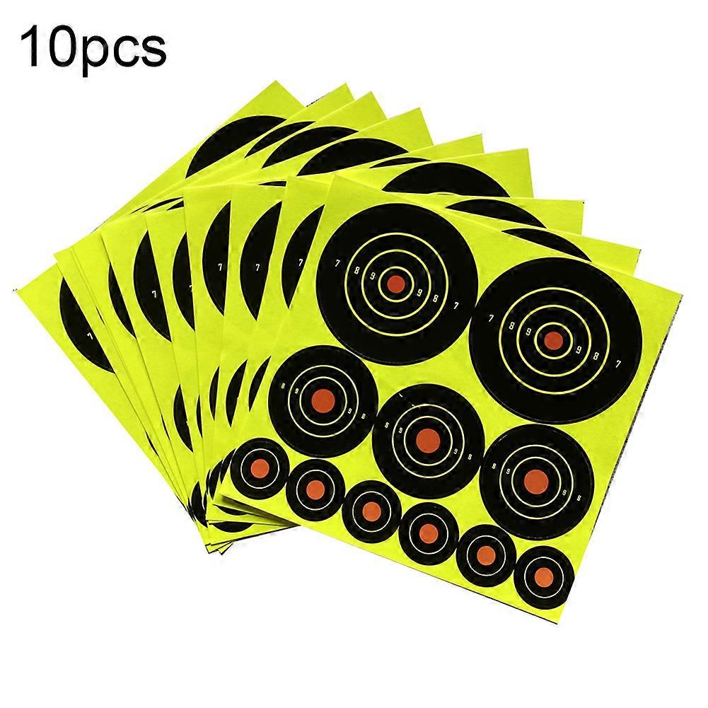 Splatter Target Aufkleber Multi Size Kombination Selbstklebende Reaktivität Brennziel Paster Schießen Aufkleber