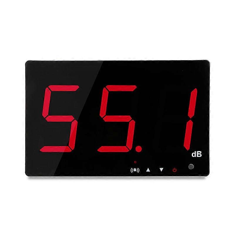 Vægmonteret LCD-skærm Digital Lydniveaumåler USB 30-130dB Lydniveaumåler