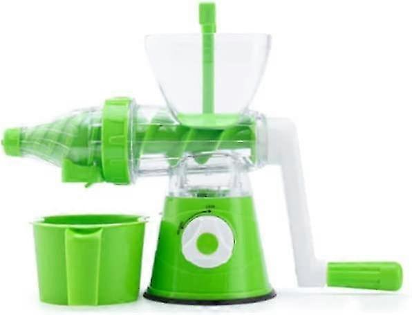 manual juice extractor juicer machine multifunction fruit greenery ice lemon orange kitchen (green)