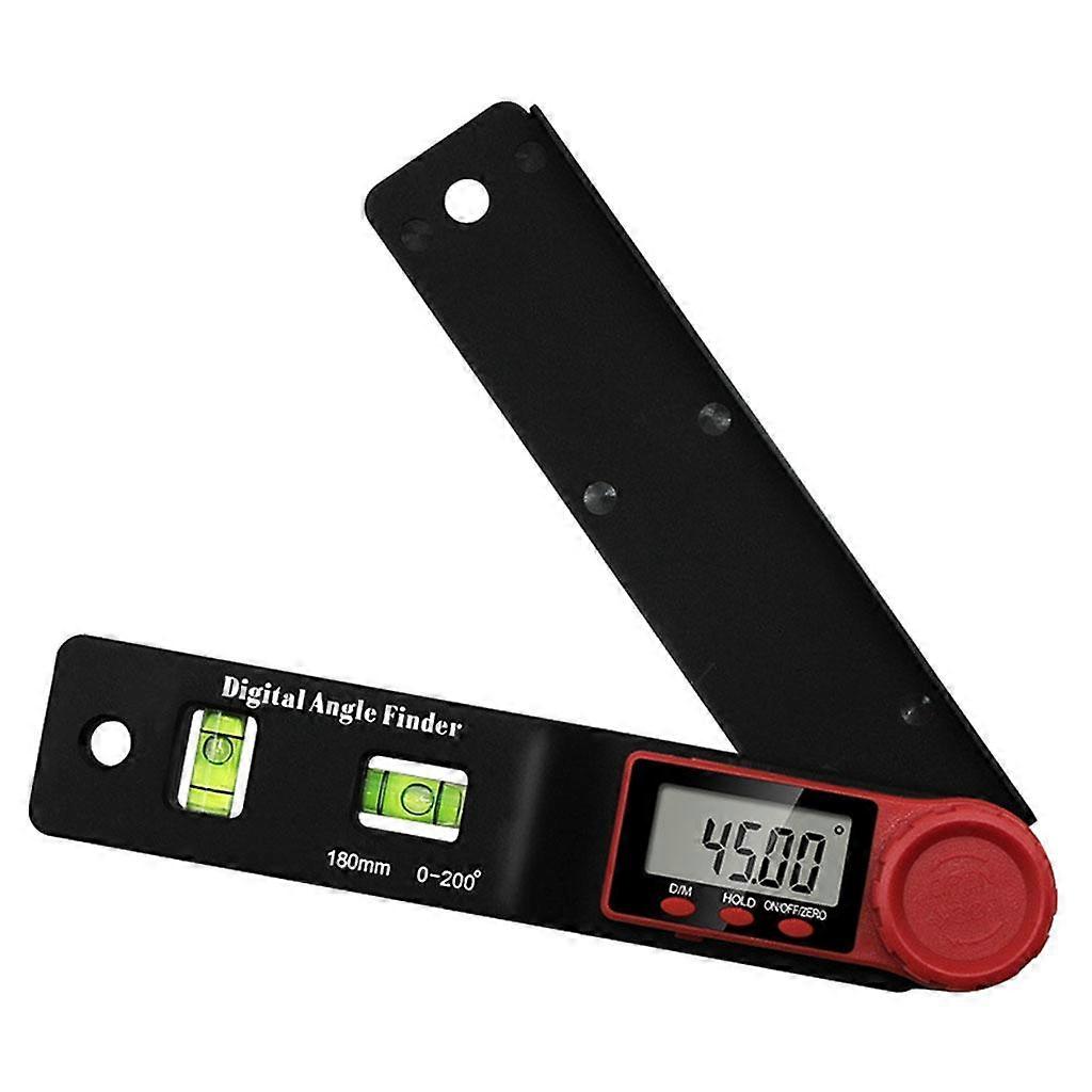Mini Digital Protractor Spirit Level Angle Finder Electronic Meter Gauge Green Bubble