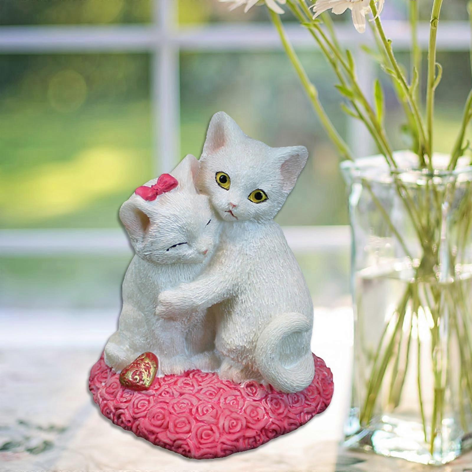 かわいいミニチュア猫フィギュア動物猫キャラクターおもちゃミニ 