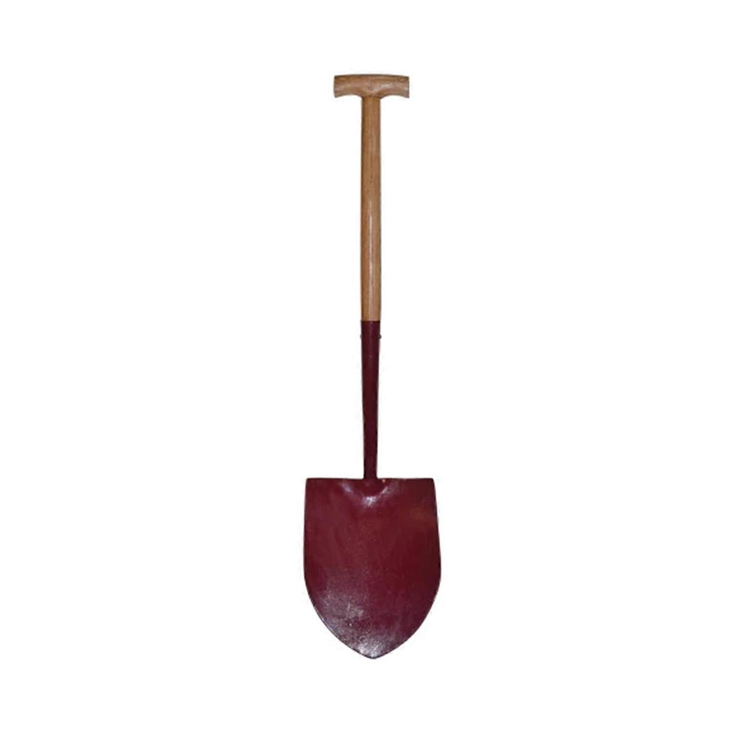 Solid Socket Shovel Round No.2 T-Handle