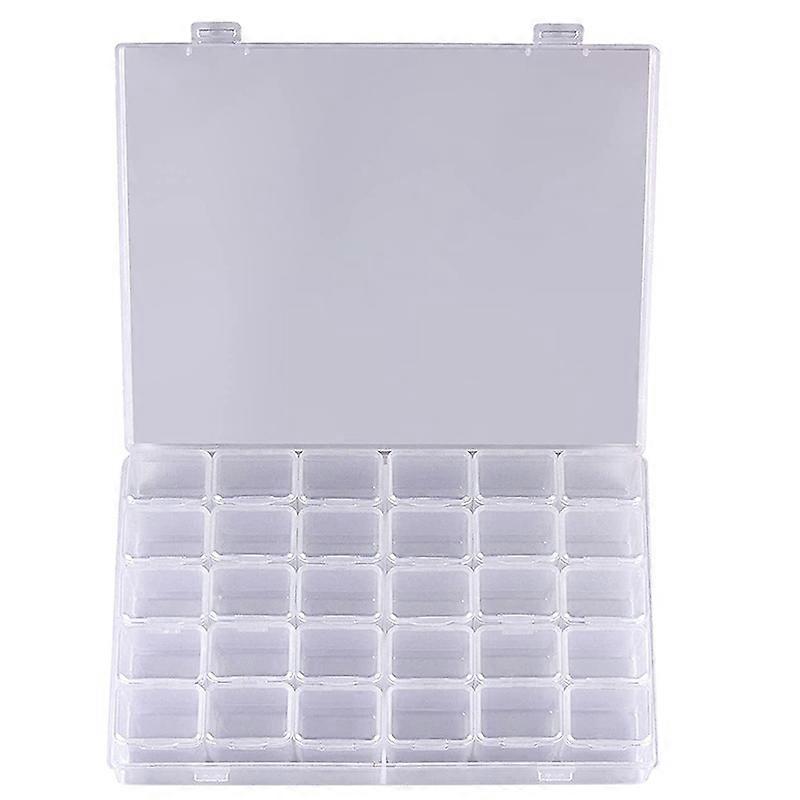 30 Grids , Containers Plastic Bead Organizer Diamond Embroidery Accessories,Box Only