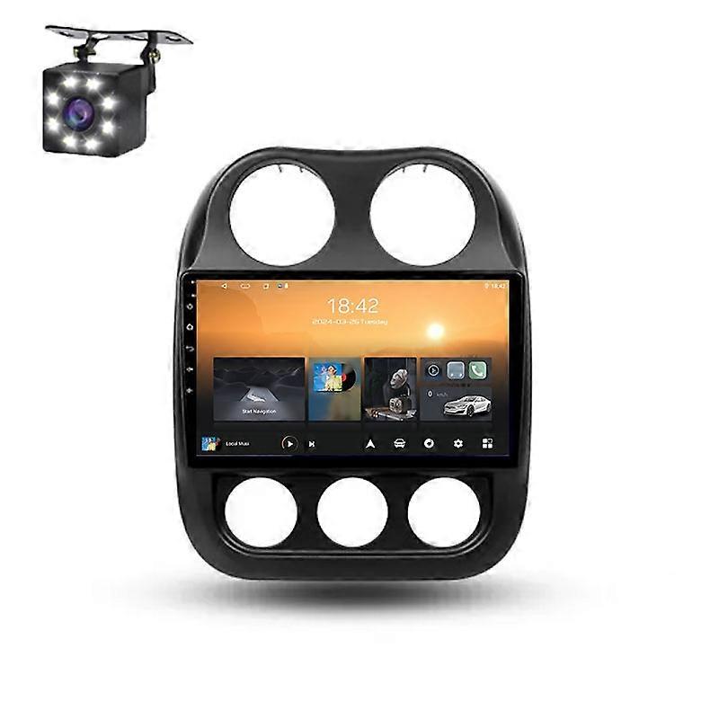 ジープコンパス1 MK 2009 - 2015マルチメディアビデオプレーヤーナビゲーションオート用カーラジオ