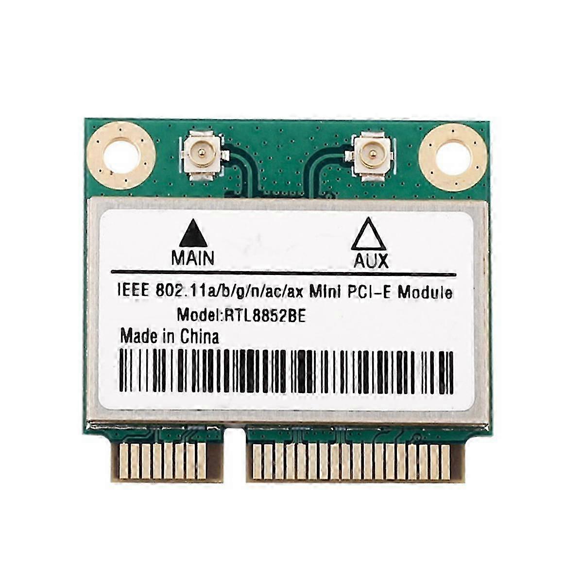 RTL8852BE placa de retea WiFi 6 1800Mbps BT 5.2 Dual Band Wireless MiniPCIe 802.11ac/ax 2.4G/5Ghz -MIMO pentru Win 10 PCIE