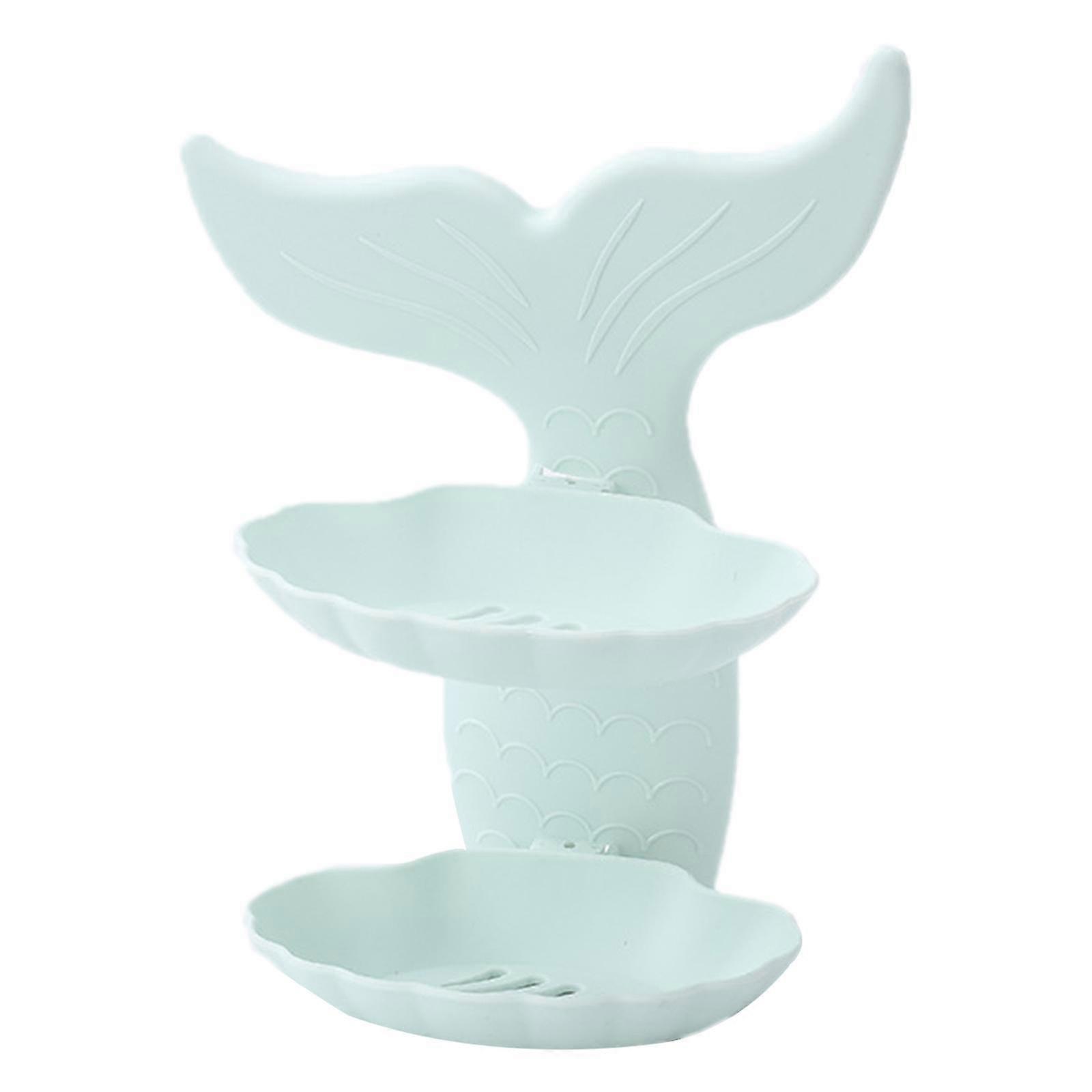 Soap Rack Bathroom Soap Dish Wall Mounted Soap Container Wall Draining Shelf Multi-color optional
