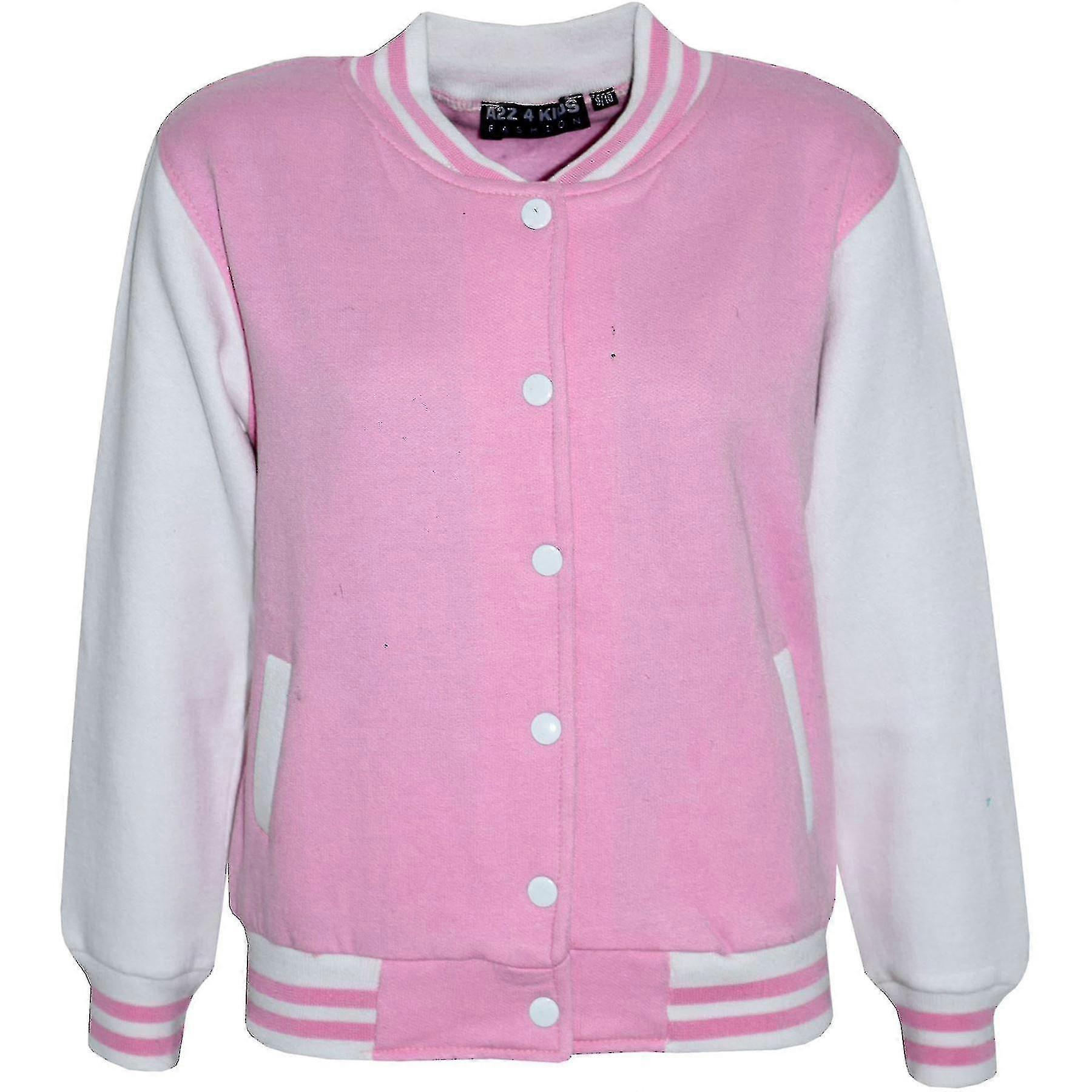 Lapset Tavallinen takki Varsity Style Pitkähihainen takki Tytöt Pojat Ikä S-3XL