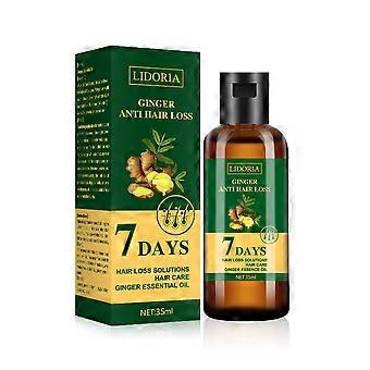 Ginger Anti Hair Loss 7 Days Oil, Ginger Hair Growth Oil, Natural Ginger Essential Oil, Ginger Oil for Hair Growth,Nourishes Hair Roots, for Stronger 