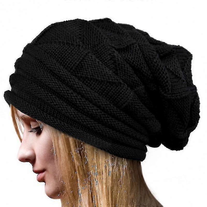 Heren Dames Gebreide Slouch Muts Hoed Cap Warmer