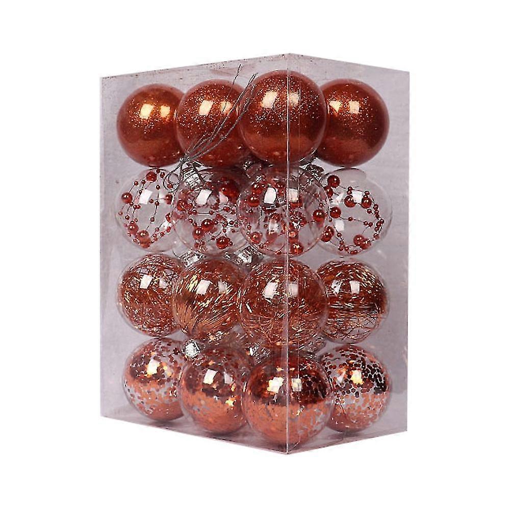 Ball Ornaments Decorative Hanging Ornaments Baubles Set For Xmas Tree