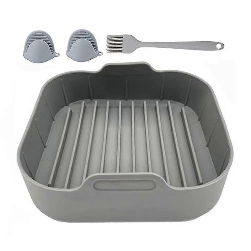 Fryer Silicone Pot,8.1Inch Fryer Accessories,Reusable Silicone Liners Replacement of Parchment Pap