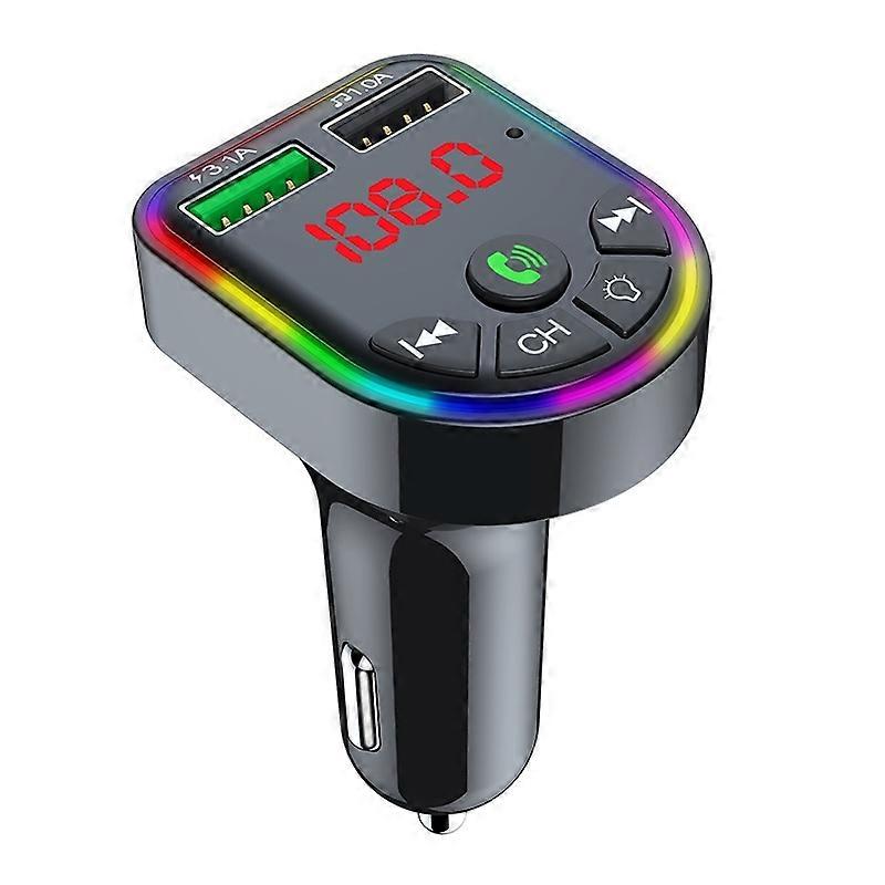 F5 Car FM Transmitter Bluetooth MP3 F5