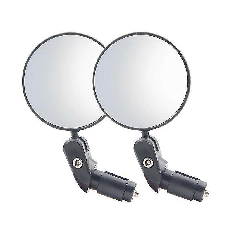Bike Mirror,  Safe Rearview Mirror(1pair,black)