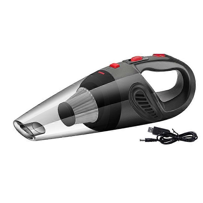 High-Power Small Handheld Wireless Car Vacuum Cleaner with USB Cable