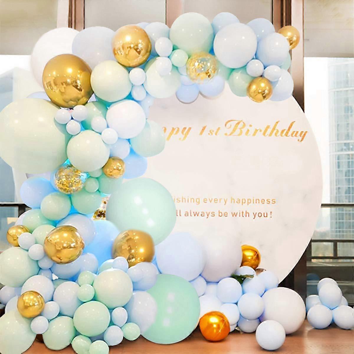 126pcs Party Decoration Balloons Set Confetti Balloons Decorations Set and Banner Backdrop Background for Party Decor