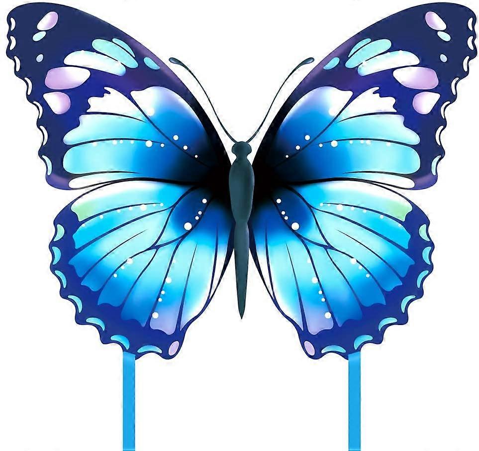 Colorful Life Butterfly Kite with 300ft string(Blue)