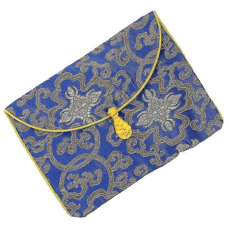 Ethnic Style Buddhist Scriptures Pouch Music Books Holding Bag For Students