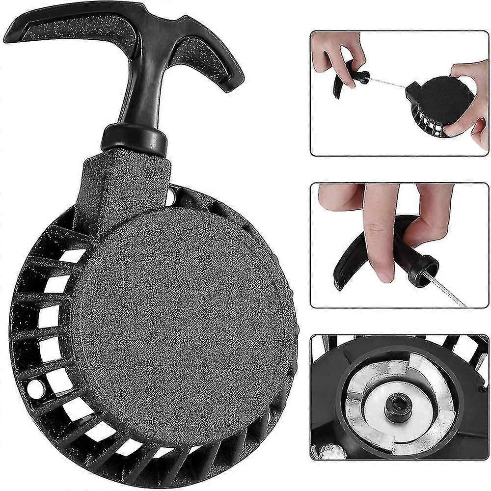 Pull Start Recoil Starter, Pull Start Recoil Starter Button, Aluminum Recoil Starter