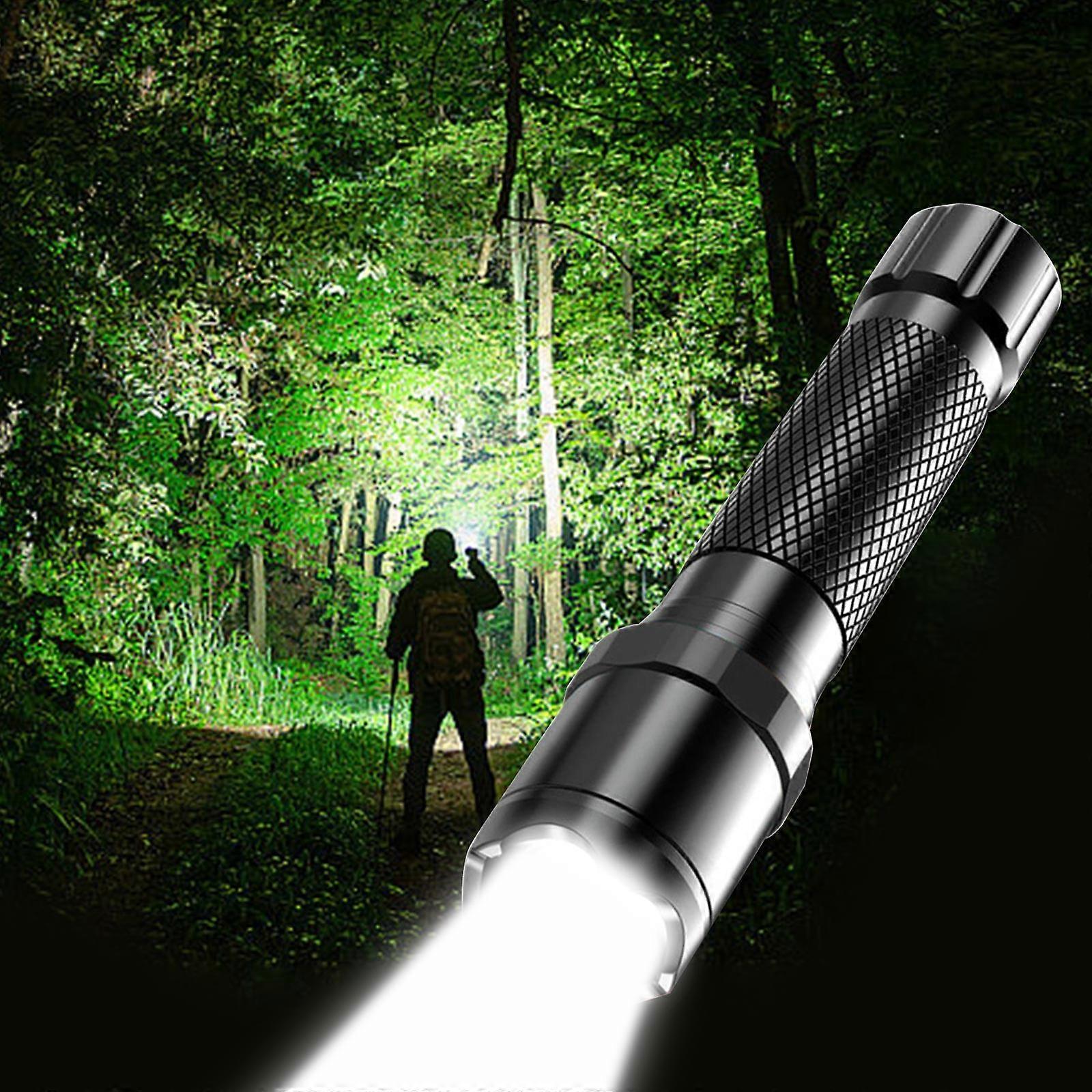 Outdoor Strong Light Long Range Multi Functional Rechargeable Telescopic Outdoor Emergency Flashlight WW