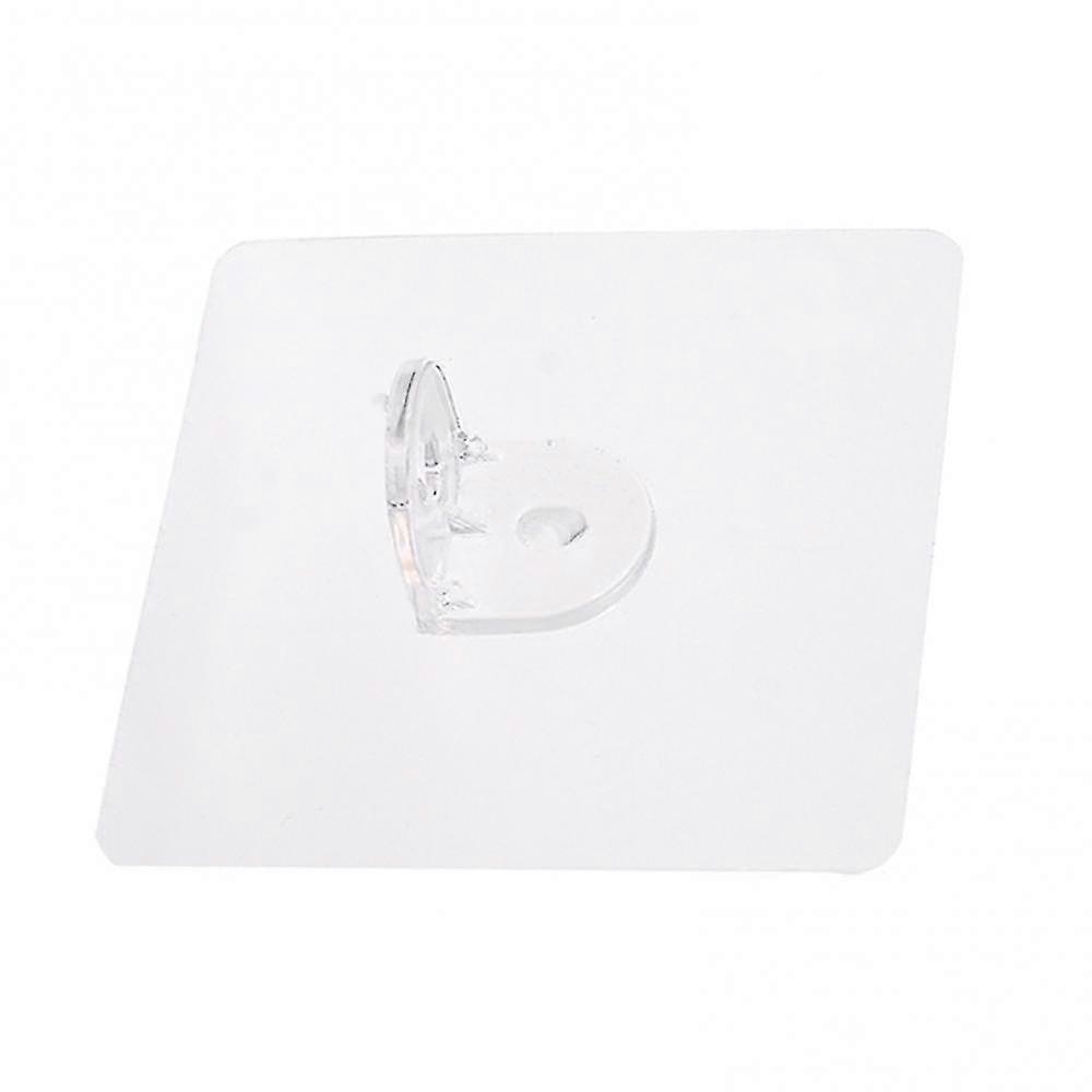 10pcs Multi-purpose Hooks Partition Post Stickers Bracket Support Screw Hook Holder